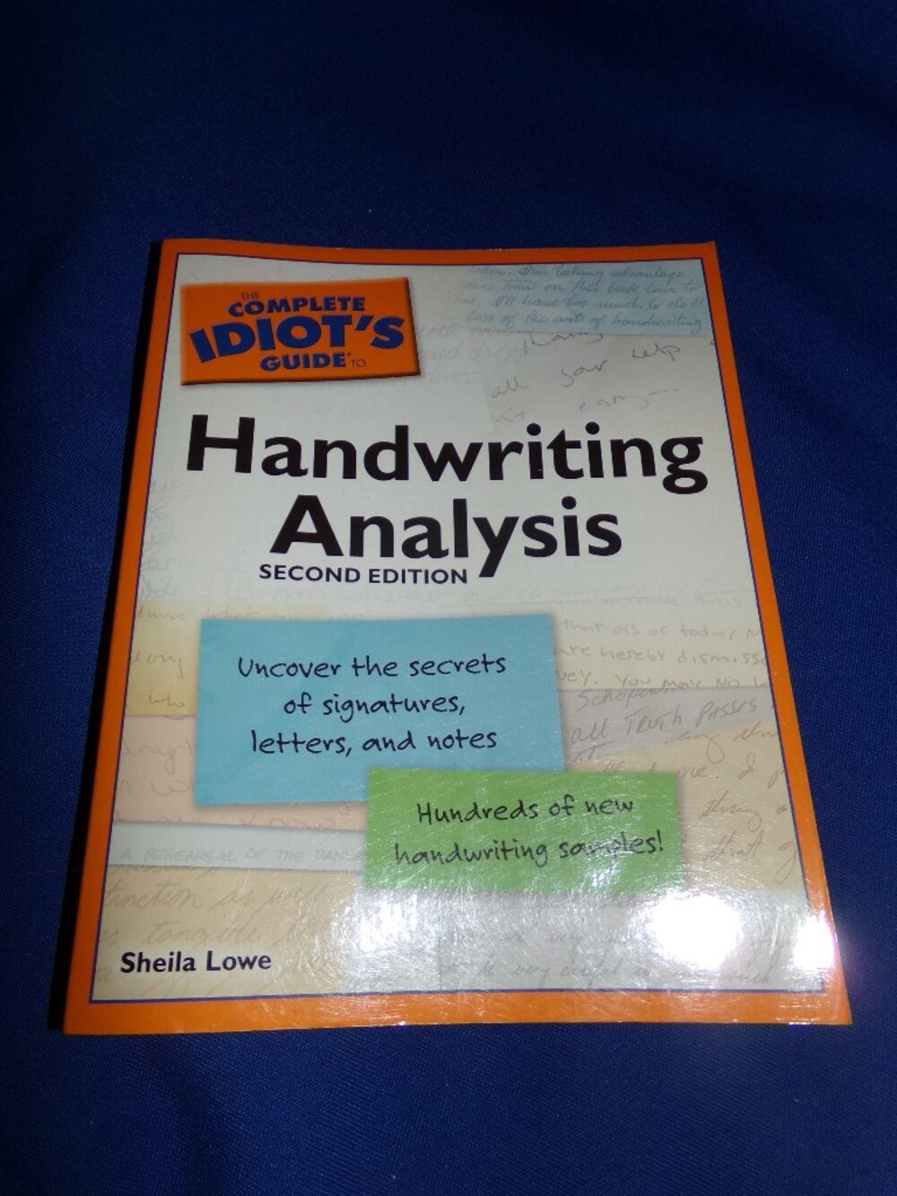 Complete Idiot's Guide to Handwriting Analysis by Shelia Lowe - 2ed Softcover